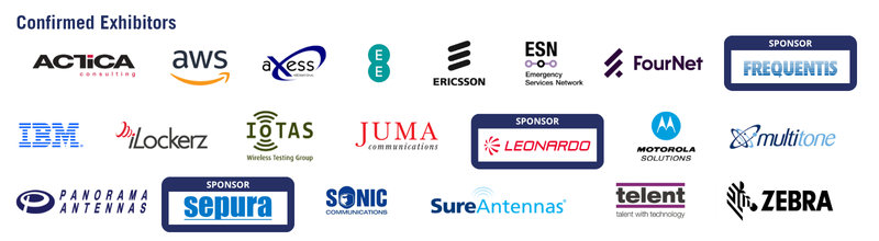 Company logos of sponsors of British APCO